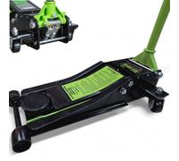 CRIC A CARRELLO RIBASSATO 5ton DOPPIO PISTONE SOLLEVATORE IDRAULICO PROFESSIO...