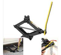 Cric a forbice per auto SUV MPV, cric a forbice in acciaio di qualità, portata 2 tonnellate, cric a forbice 2T con chiave a cricchetto