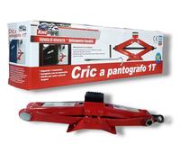 Cric a pantografo Crick Manovella solleva auto 1 ton 1000kg