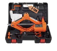 Cric Auto Pistone Elettrico Martinetto 3T 12V Sollevatore Auto Camion Officina