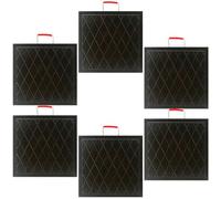 Cric con piastra di livellamento, 6 4 2 Pack Cuscinetti di livellamento for RV Jacks Cuscinetti di stabilizzazione for gru, 27 23 19 15 11 pollici di larghezza(6pcs,50x50x8cm/19.7x19.7x3.1in)
