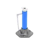 Cric di sollevamento in lega di alluminio regolabile da 6 t per auto radiocomandate, design realistico con regolazione manuale dell’altezza, accessori RC per veicoli radiocomandati (Blu)