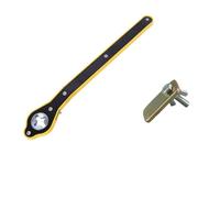 Cric for auto Chiave salva-lavoro a cricchetto a forbice Strumenti for cambio pneumatici con impugnatura regolabile