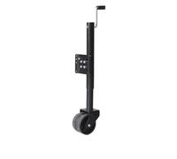 Cric for rimorchio a due ruote, supporto for parcheggio con guida a manovella for yacht e camper, rullo laterale da 6 pollici Ricambi per camper