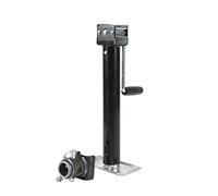 Cric girevole per rimorchio, 5000Lbs 10 Inch Side Wind Lift Pipe Mount Swivel Trailer Jack Stands Support Legs Corner Steady Camper Parts Welded By Customer