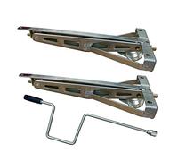 Cric girevole per rimorchio, RV rimorchio Stabilizzante Stabilizzante parti Stile C-style Jacks Caravan Stabilizer Parcheggio Gambe Camping Camping RV Stabilizzatore