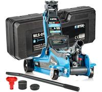 Cric idraulico 2,5T in valigia - Sollevatore auto idraulico WLS-01 con profilo basso 85 mm, altezza max 365 mm, ideale per auto sportive e SUV