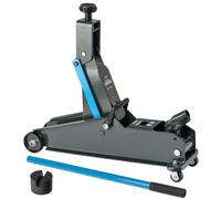 STIX Cric idraulico OLN-06 - Cric idraulico 3 T - altezza di sollevamento 200 - 570 mm, ruote a 360° - 2 cuscinetti in gomma - per SUV, furgoni, fuoristrada
