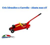 CRIC IDRAULICO A CARRELLO CON VALIGETTA - OMOLOGATO TUV-GS - CAPACITA' 2000KG