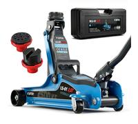 Stix Cric idraulico WLS-01 2,5T profilo basso 85 mm h max 365 mm in valigia per auto sportive e SUV