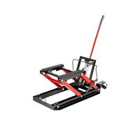 Cric idraulico a forbice for motociclette, capacità di carico di 1500/1700 libbre, supporto di sollevamento portatile regolabile, attrezzo di sollevamento in gomma antiscivolo(1500LBS Red)