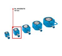 Cric idraulico a profilo ribassato 10 ton Fervi 0256/10