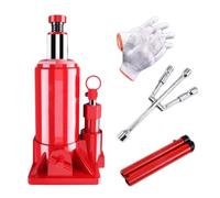 Cric Idraulico for Saldatura Con Impugnatura a Pompa, Strumento Mobile for La Sostituzione Degli Pneumatici Che Consente di Risparmiare Fatica(2t)