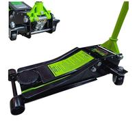 Cric Sollevatore Idraulico Professionale 5 Tonnellate (5000 Kg) | Martinetto a Carrello Robusto con Doppio Pistone Rapido | 2 Ruote Bidirezionali per Manovre Facili | Ideale per Auto, SUV, Furgoni