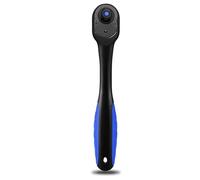 Cricchetti reversibili a 72 denti in acciaio resistente con pulsante di sgancio rapido, impugnatura ergonomica per spazi ristretti Riparazione auto a sgancio rapido Chiave a cricchetto