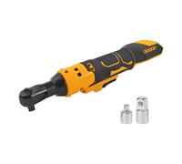 Cricchetto a batteria compatibile con Dewalt, set da 3/8", 80 Nm, 280 giri/min, chiave a cricchetto dinamometrica con luce LED per riparazioni auto e biciclette (senza batteria)