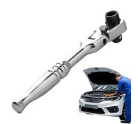 Cricchetto a punta da 6,35 mm, compatto, a sgancio rapido, a doppia estremità, per lavori di precisione, tascabile, con driver, auto, bici, orologi, elettronica, per mobili, casa, garage, riparazione