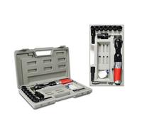 CRICCHETTO AD ARIA COMPRESSA CHIAVE REVERSIBILE CON 15 ACCESSORI IN VALIGETTA