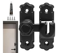 cricchetto, chiavistello scorrevole | Fermaglio per ganci di sicurezza per interni, ferramenta in metallo all'interno 'attrezzatura di bloccaggio per bagno, camera da letto, balcone