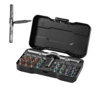 Cricchetto Cricchetto | Kit di cacciaviti di precisione,Kit di riparazione compatto con impugnatura a T e per elettronica, elettrodomestici, computer, portatili e telefoni cellulari