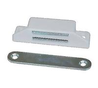 CRICCHETTO MAGNETICO SPORTELLI 658 MM 65X19 H.MM 15 KG 8 + INCONTRO BIANCO PZ 50