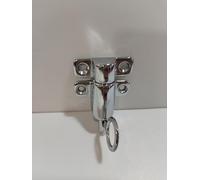 Cricchetto per sopraluci in ottone con incontro a filo (finitura bronzo,ottone e cromo lucido) (Cromo lucido)