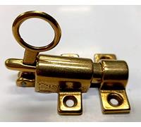 Cricchetto per sopraluci in ottone lucido con incontro a filo