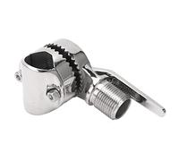 Cricchetto Regolabile in Acciaio per Supporto per Antenna VHF Marina per Binari - Supporto per Antenna per Barca