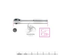 CRICCHETTO REVERSIBILE CON ATTACCO QUADRO MASCHIO 1/2" CROMATO ART. 920M/55