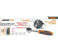 Cricchetto reversibile Beta Utensili 900/55Z attacco quadro maschio 1/4" cromato