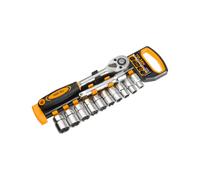 Cricchetto Reversibile Con 10 Bussole 10-22mm