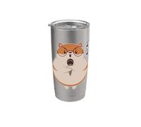 Criceto Cantante Microfono Canto Bicchiere termico in acciaio inox doppia parete