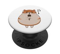 Criceto Cantante Microfono Canto PopSockets PopGrip Adesivo