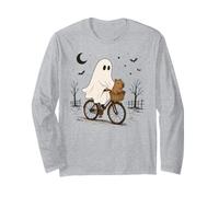 Criceto Fantasma in Bicicletta Halloween Notte Giro Maglia a Manica