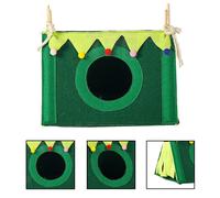 Criceto Guinea Chinchilla Uccello Piccolo Animale Domestico Nascondiglio Gabbia