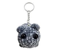 Criceto Keyring, Criceto di peluche della coperta animale,Pendente del portachiavi | Fascino della borsa emotiva all'uncinetto, decorazione a lume di candela, accessorio dello zaino per ragazze ga