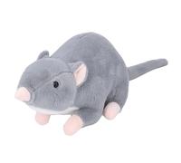 Criceto, Ratto, Realistico Morbido Peluche Fattoria, Divertente Alta Simulazione Grigio Peluche Topo Animale Decorazione per Bambini Ragazzi Ragazze