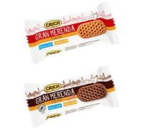 Crich Gran Merenda Biscotti Assortiti, Classico e Cacao, Senza Latte e Uova, 80 Confezioni Monodose da 3 Biscotti, Made in Italy