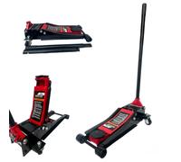 Crick Auto 4 Ton Cric Carrello Sollevatore idraulico Doppio Pistone Ribassato