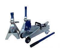 Crick cric sollevatore 2,5 ton per auto compreso di coppia cavalletti colonnette supporti 2,5 tonnellate CRIC a carrello sollevatore Pantografo con alzata max 330 mm