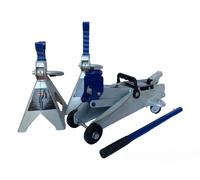 CRICK CRIC SOLLEVATORE 2,5T PER AUTO COMPRESO DI COPPIA COLONNETTE SUPPORTI 2,5T