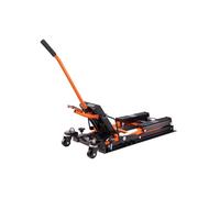 Crick Idraulico per Moto-Duoku-0,7 Tonnellate-Tabella Elevatrice a forbice per MTB Portatile con 4 Ruote-Solleva a Pedale