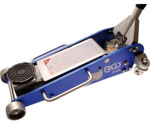 Crick Ribassato in Alluminio Doppio Pistone 2,5 T Sollevatore a Carrello BGS2889