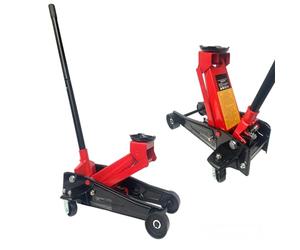 Crick Sollevatore idraulito Cric da 3 Tonnellate per Auto Martinetto Elavatore idraulico 3 Ton Cric Idraulico a Carrello Alzata Min 145mm Alzata Max 465mm con Ruote Bidirezionali