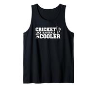 Cricket Come Il Baseball ma più Fresco - Divertente Canotta