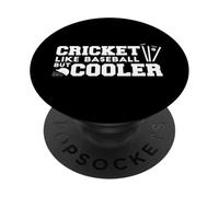 Cricket come il baseball ma più fresco - Divertente PopSockets PopGrip Adesivo
