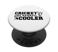 Cricket come il baseball ma più fresco - Divertente PopSockets PopGrip Adesivo