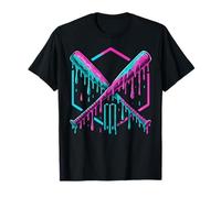 Cricket Drip for Boys Drippy Design Youth Boys Cricket Maglietta