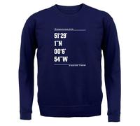 Cricket Ground Coordinates The Oval Kids Felpa - Pullover In Cotone 100%