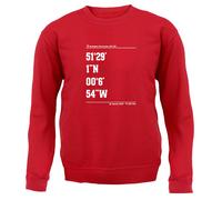 Cricket Ground Coordinates The Oval Kids Felpa - Pullover In Cotone 100%